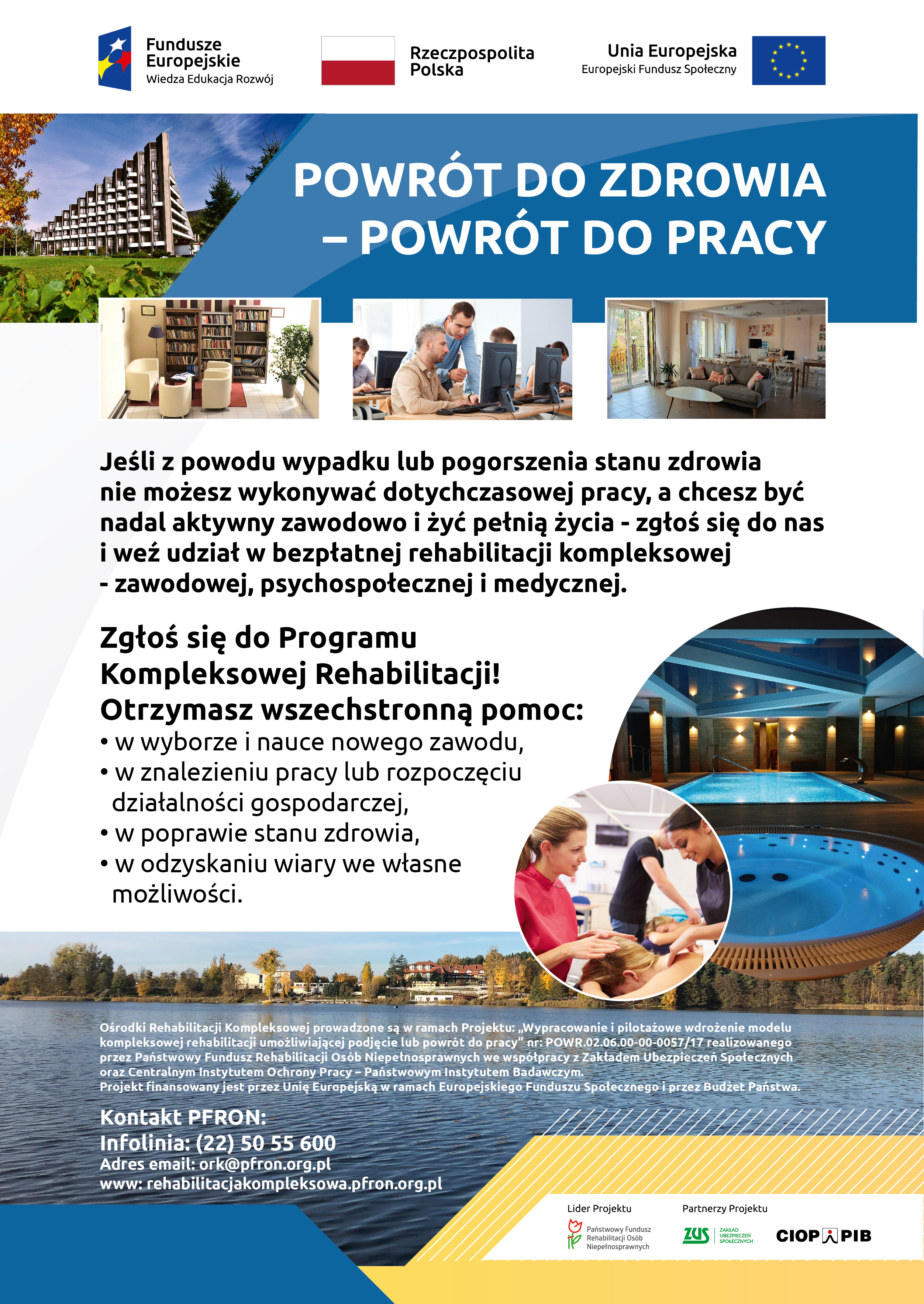 plakat powrót do pracy